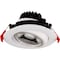 Designers Fountain 4 inch White 3000K Canless Remodel Directional Gimbal Integrated LED Recessed Light Kit EV490112WH30 - alternate 1
